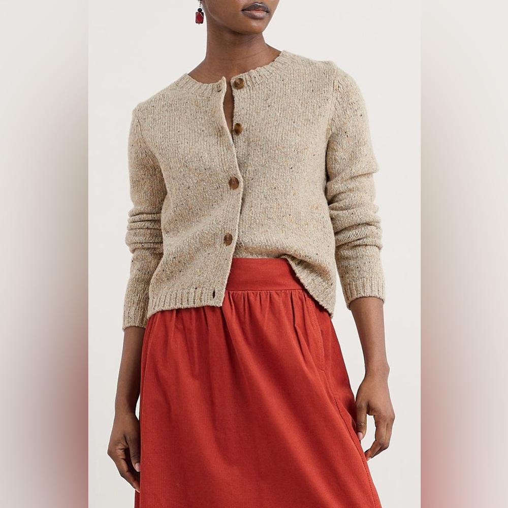 Seasalt Cornwall Dawson Pick Natural Cardigan